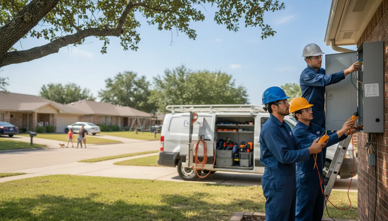 Certified electrician providing emergency electrical services in Hampton, GA